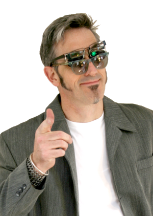 Morgan Bryan with glasses